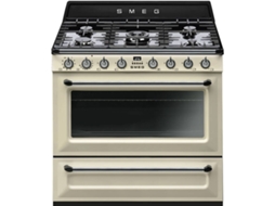 Fogão SMEG Victoria TR90P2 (115 L - Elétrico e Gás Natural - Creme)