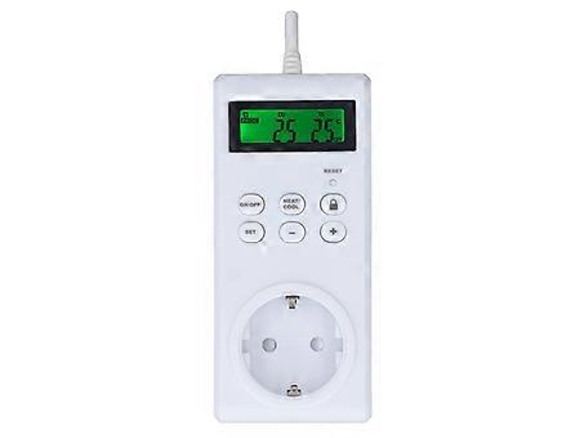 Termostato Programável Sem Fio, Controlador Automático De Temperatura, Interruptor De Saída, Plugue Ue 230v Slowmoose