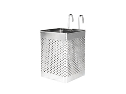 Suporte de Armazenamento de Utensílios de Cozinha em Aço Inoxidável com Drenagem | S/MARCA