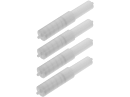 Kit De 100 Polias Para Trilho De Cortina,s Ao Desgaste E Com Funcionamento Suave, Em Plástico E Metal, Cores Sortidas,
