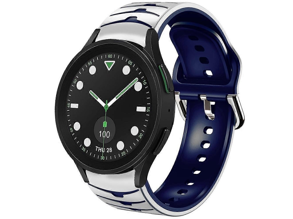 Pulseira De Relógio De Silicone Com Textura Curva