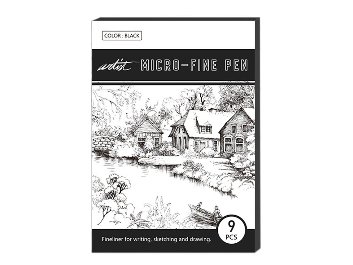 Conjunto de 9 Fineliners Roymart AB 0339 Alex Bog