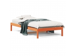 Day Bed, Day Beds Vidaxl Marrom Madeira De Pinho (90 X 200 Cm)