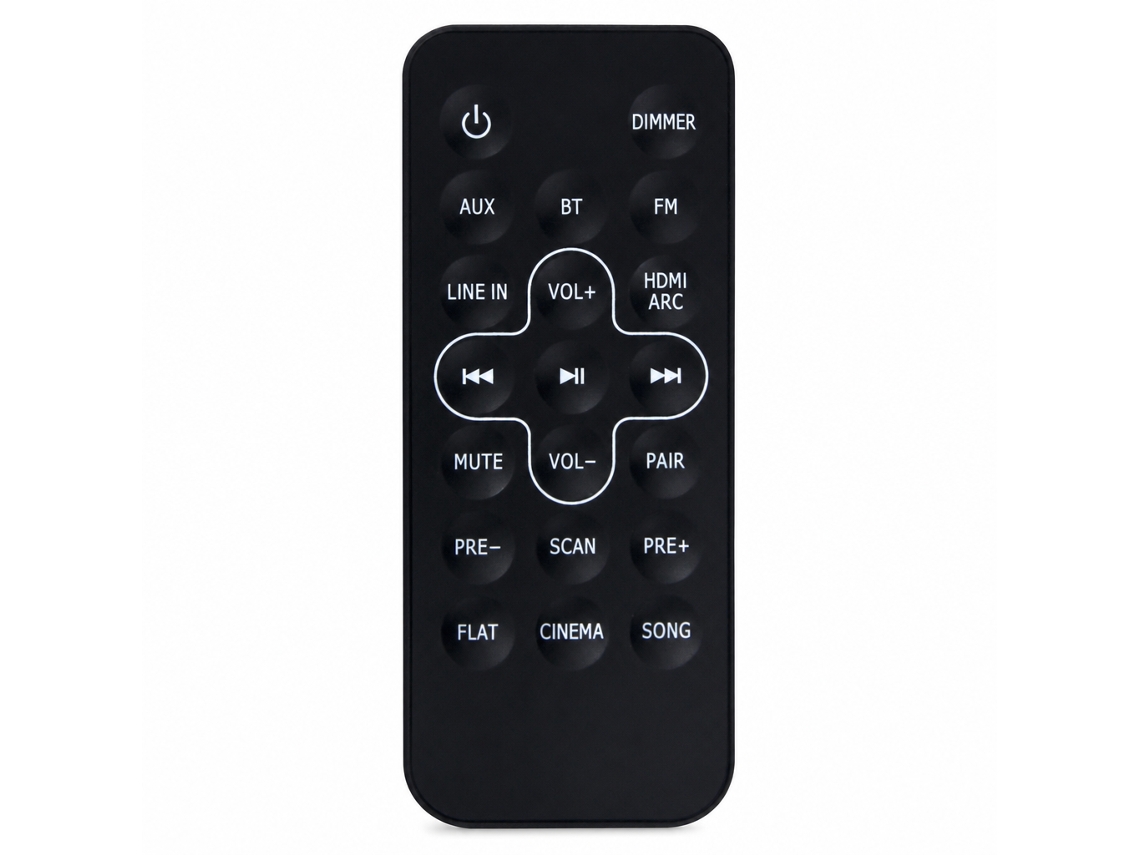 Comando À Distância De Substituição Compatível Com Jbl Stv202cn Soundbar Boost Tv_zhd