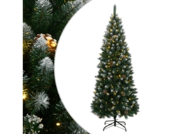 Vidaxl Árvore De Natal Artificial Com 300 Luzes Led 240 Cm