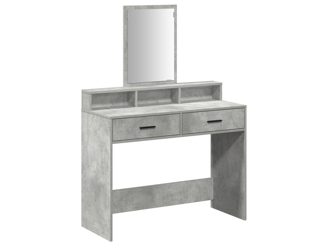 Conjunto 1 Mesa De Vestir Vidaxl Cinzento Derivados De Madeira (100 X 41 X 140 Cm)