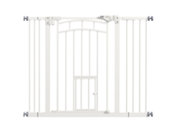 Portão Protetor Com Fecho Automático, 100x4x76cm, Branco