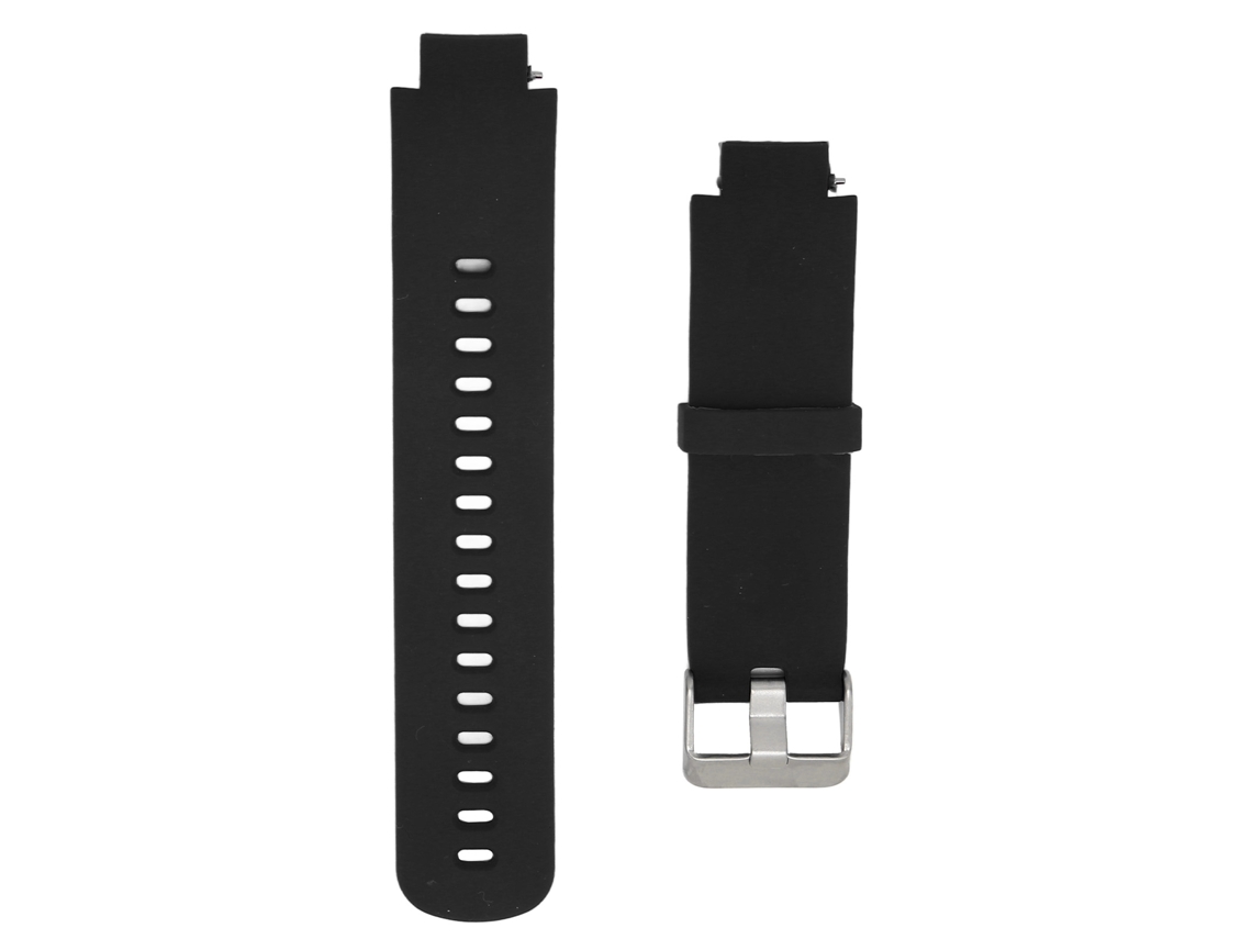 Pulseira de Silicone para Relógio Inteligente Amazfit Verge 3 Cor Preta Substituição | S/MARCA