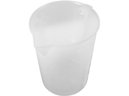 Jarra Graduada De Plástico Com Boca Larga De 3000 Ml, Resistente E Fácil De Limpar.
