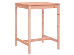 Garden Table, Garden Tables Vidaxl Marrom Madeira De Douglas (82.5 X 82.5 X 110 Cm)