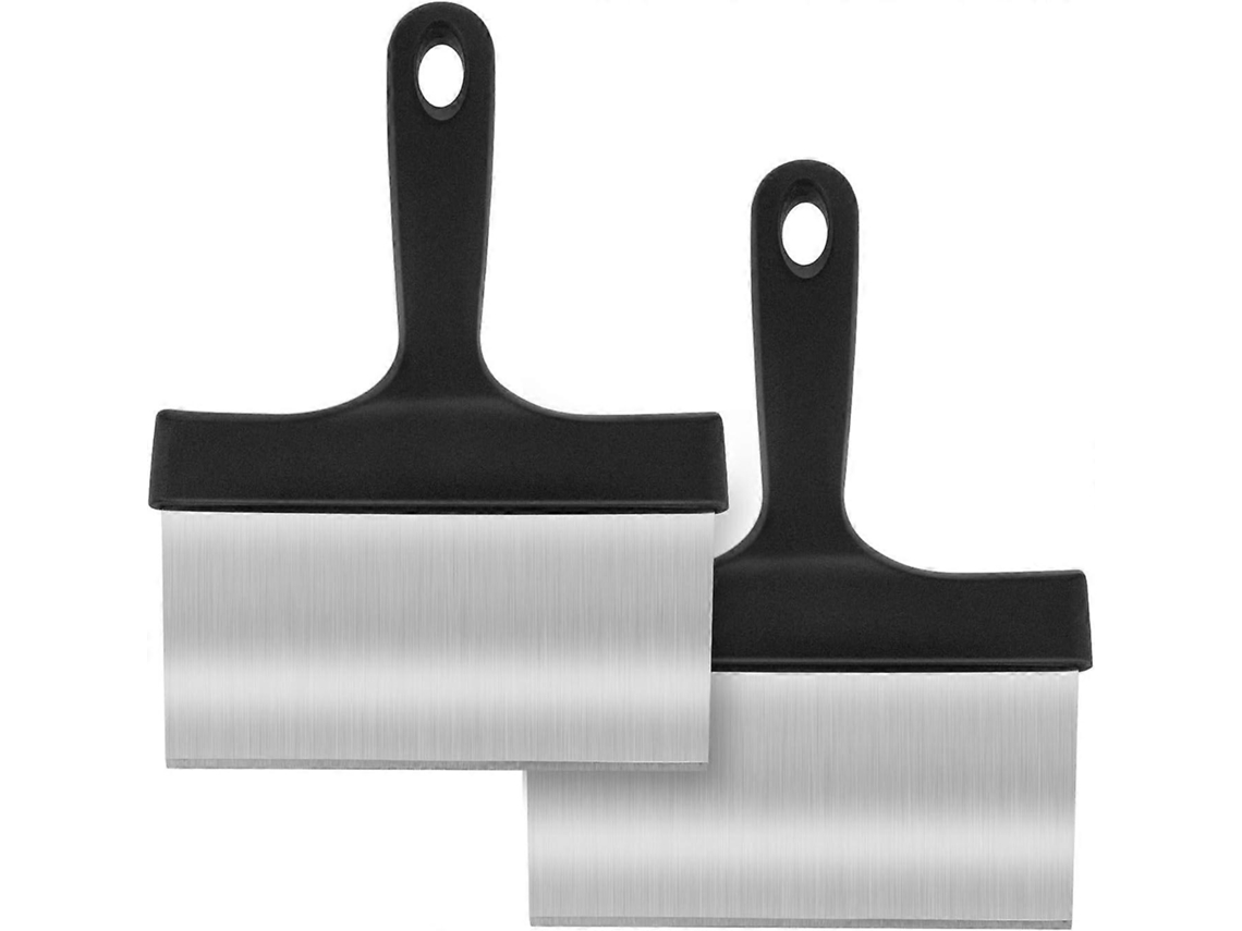 Raspador De Grelha Resistente, Raspador De Grelha Em Aço Inoxidável, Raspador De Alimentos Para Grelha Com Cabo.