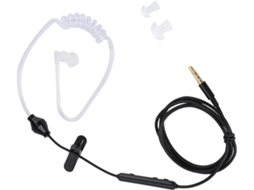 Fones De Ouvido Intra-auriculares Duráveis, Com Tubo Ar E Microfone