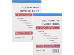 Carnets De Reçus Design Multi-colunas Para Gerenciamento De Comandos 2pcs Em Papel E Documentação Completa