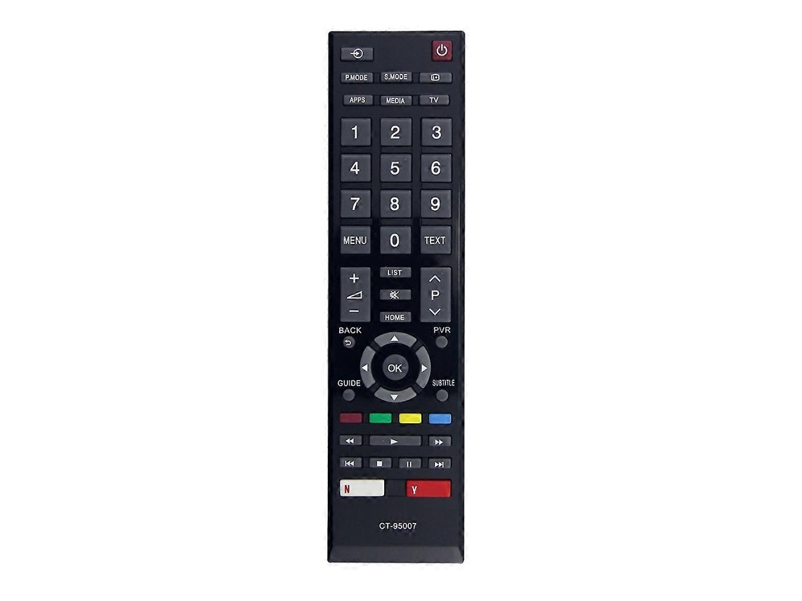 Controle Remoto Ct-95007 De Substituição Para Tvs Led Smart Toshiba 43s3965, 43l5995ev, 32l5995, 43l5997ev, 43e5603ext E 49l5995.