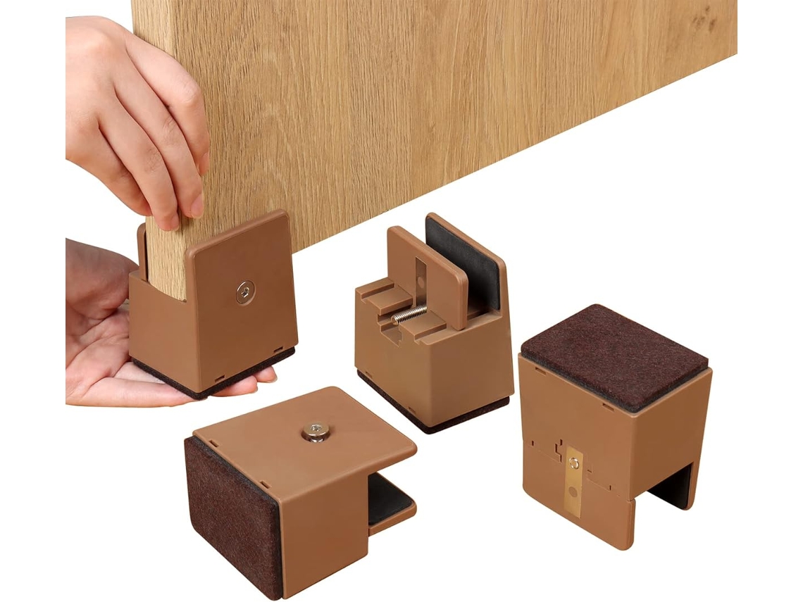 Elevadores De Cama E Móveis, 5 Cm, Ajustáveis, Resistentes, Para Cadeiras, Sofás