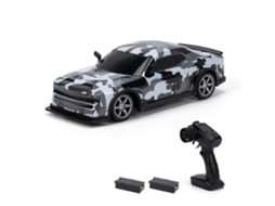 Coche De Controle Remoto Drift 1/16 2.4ghz Carrera 4wd Com Luzes Presente Para Crianças Raparigas 2 Baterias