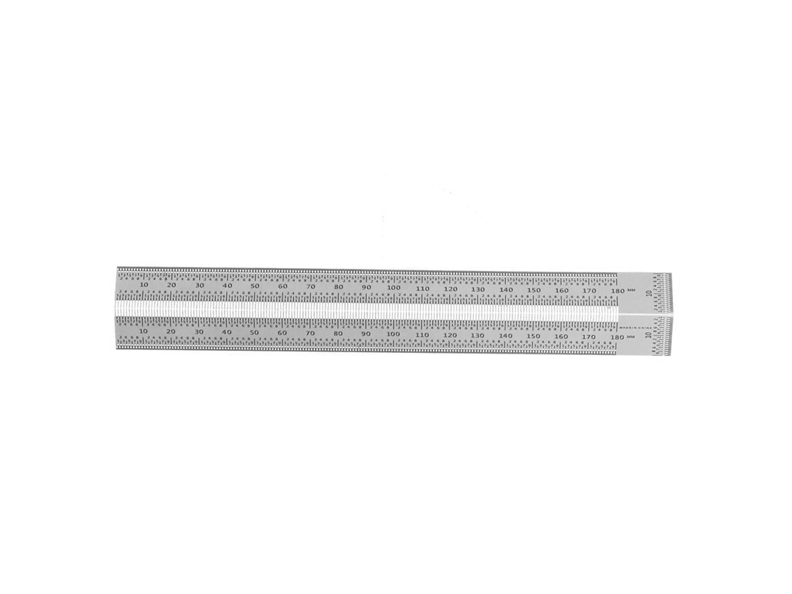 Régua T De Marcação Com Alta Precisão Para Carpintaria Medição Design Decoração 180mm