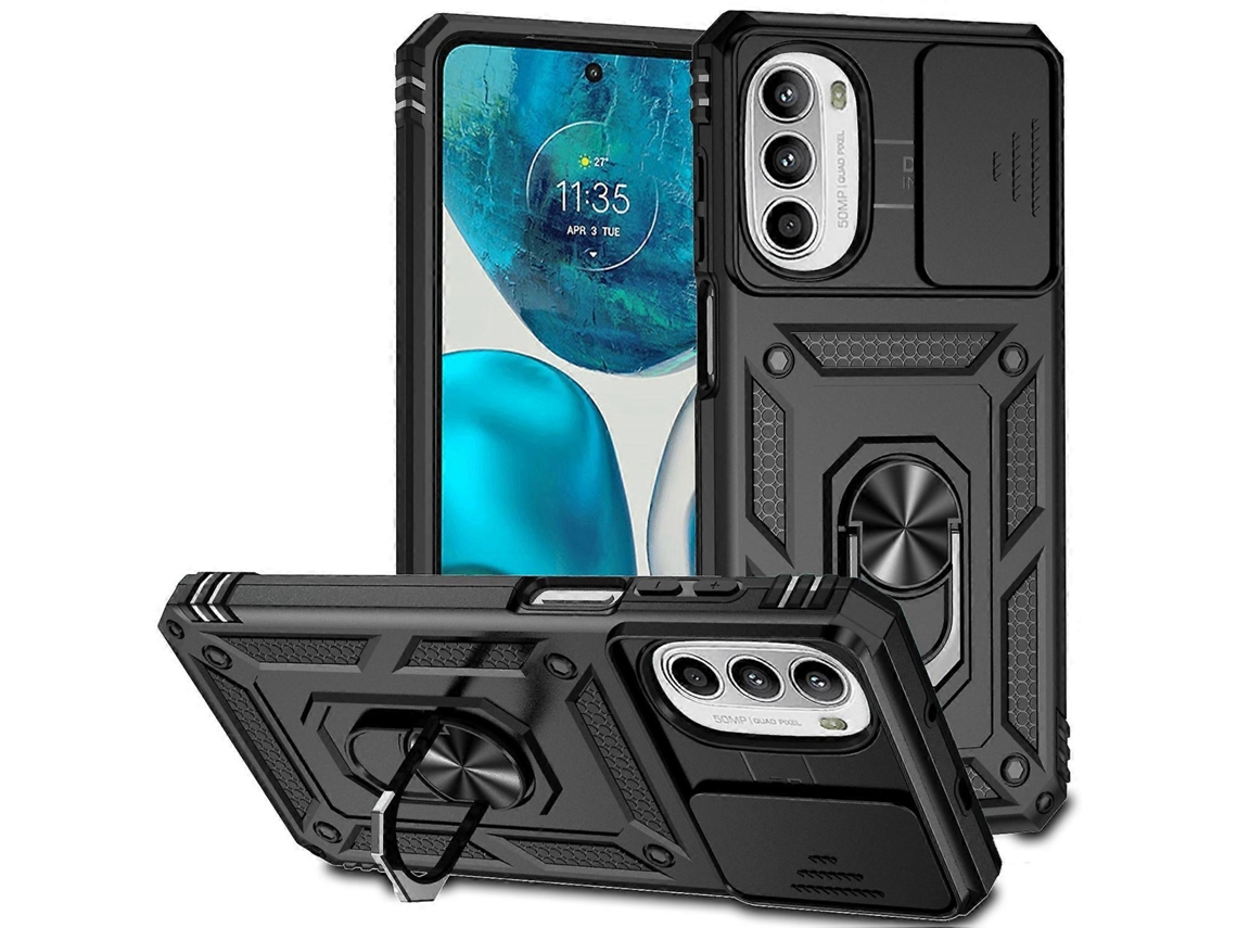 Capa De Celular Com Suporte Deslizante Camshield Para Motorola Moto G52/g82
