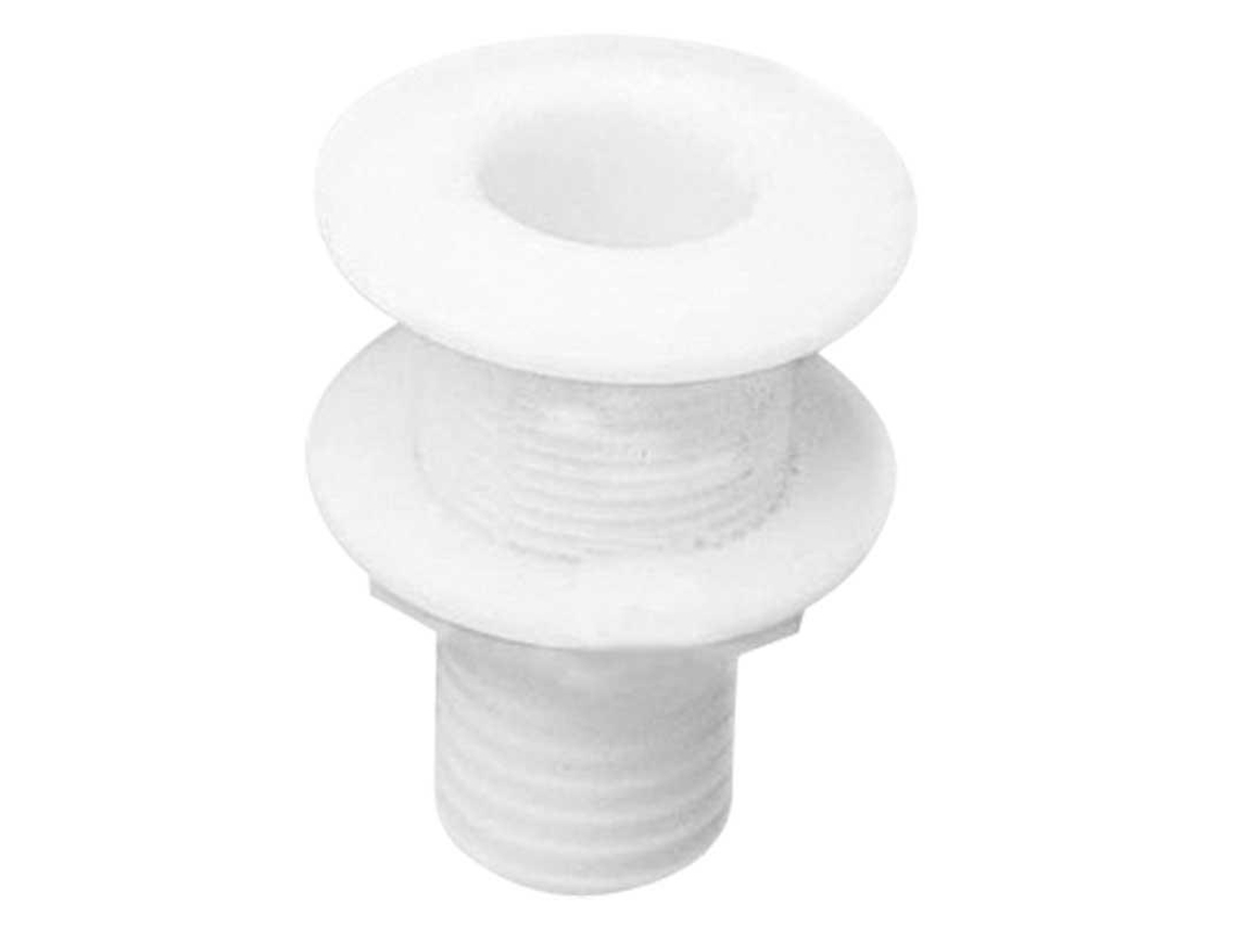 Nuova Rade Thru Hull With Flush Flange And Hose Barb