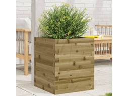 Vidaxl Vaso/floreira De Jardim 40x40x46 Cm Madeira De Pinho Impregnada