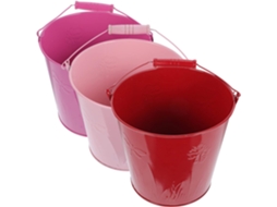 Balde de lata Topbathy multifuncional pequeno, 18,5x15x13 cm (LxAxP cm)