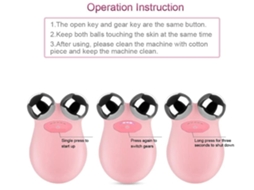 Dispositivo Elétrico Para Remoção De Rugas Faciais Rosto Elevador 3d Em Forma De Y Massageador Elétrico Para Apertar Rosa*
