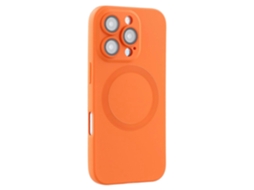 Capa Para Iphone 16 Pro Compatível Com Magsafe Liquid Phone Cover Com Protetor De Lente De Vidro Temperado