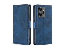 Capa De Celular Em Couro Com Fecho Magnético E Textura De Crocodilo Para Infinix Zero 20