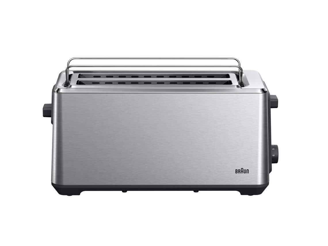 Torradeira BRAUN Indentity 5 HT5220BK 2 entradas longas (1470 W - Inox)