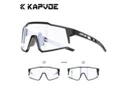 Óculos De Sol Fotocromáticos Para Ciclismo, Óculos De Sol Para Esportes Ao Ar Livre Que Mudam De Vermelho E Azul, Óculos Estilo Harley.