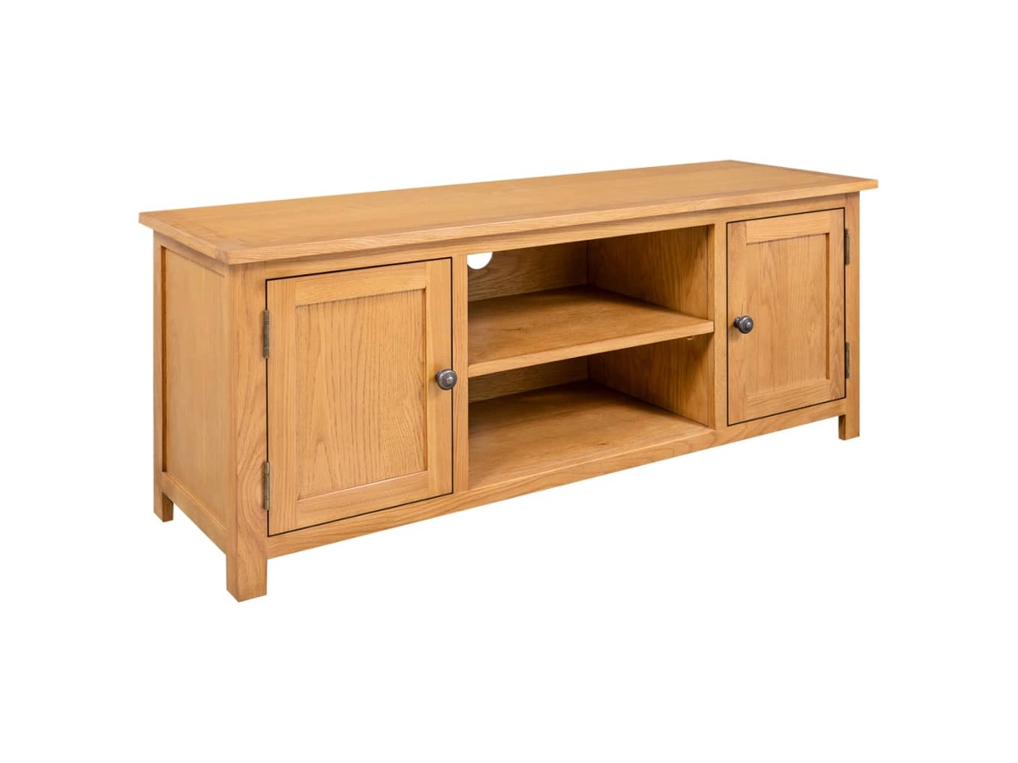 Móvel de tv VIDAXL Marrom Madeira (110x35x44 cm)