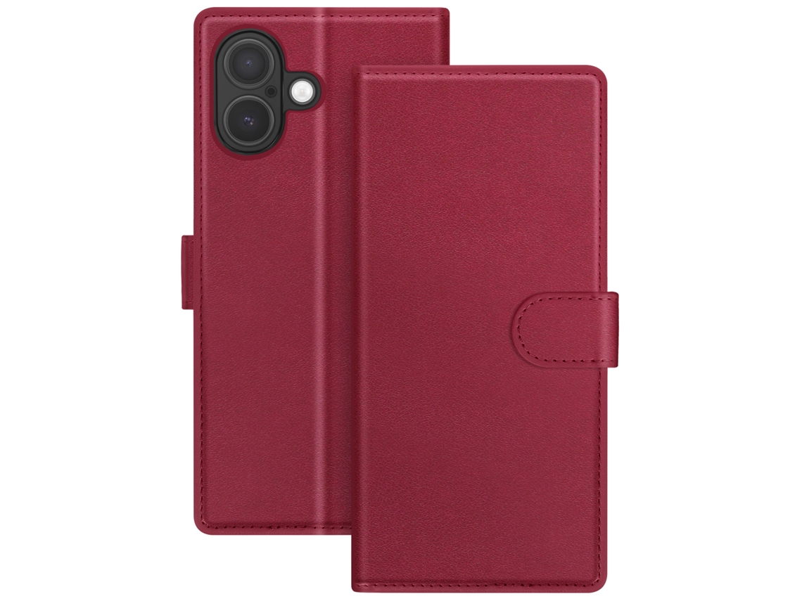 Mayaxess Carteira 2 Em 1 Para Iphone 17 Com Capa Removível Vermelho