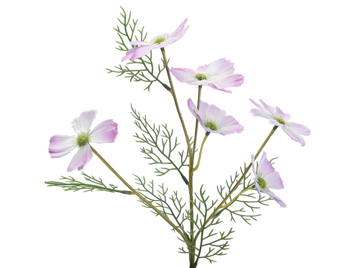 Flores Artificiais Roxo Claro 60cm 6 Unidades