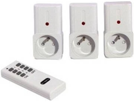 Controlador remoto de energia CHACON 5411478546603 Branco 1 tomada(s)