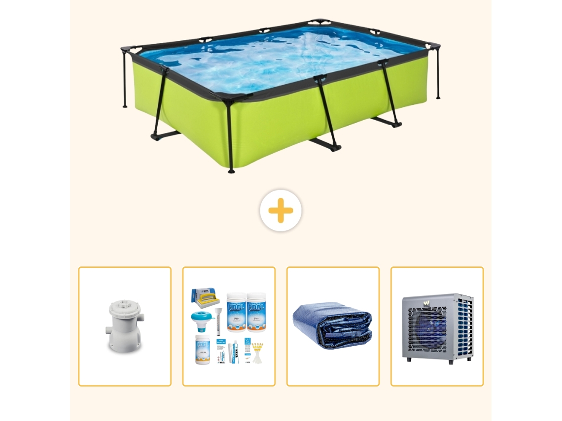 Exit-toys Piscina Exit Retangular - 300x200x65 Cm - 5-peças S302
