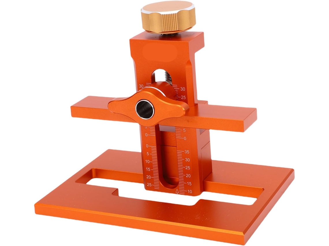Gabarito De Montagem Porta Armário, Posicionador De Instalação Em Liga Alumínio Com Grampo 7a 40mm, Altura Ajustável De