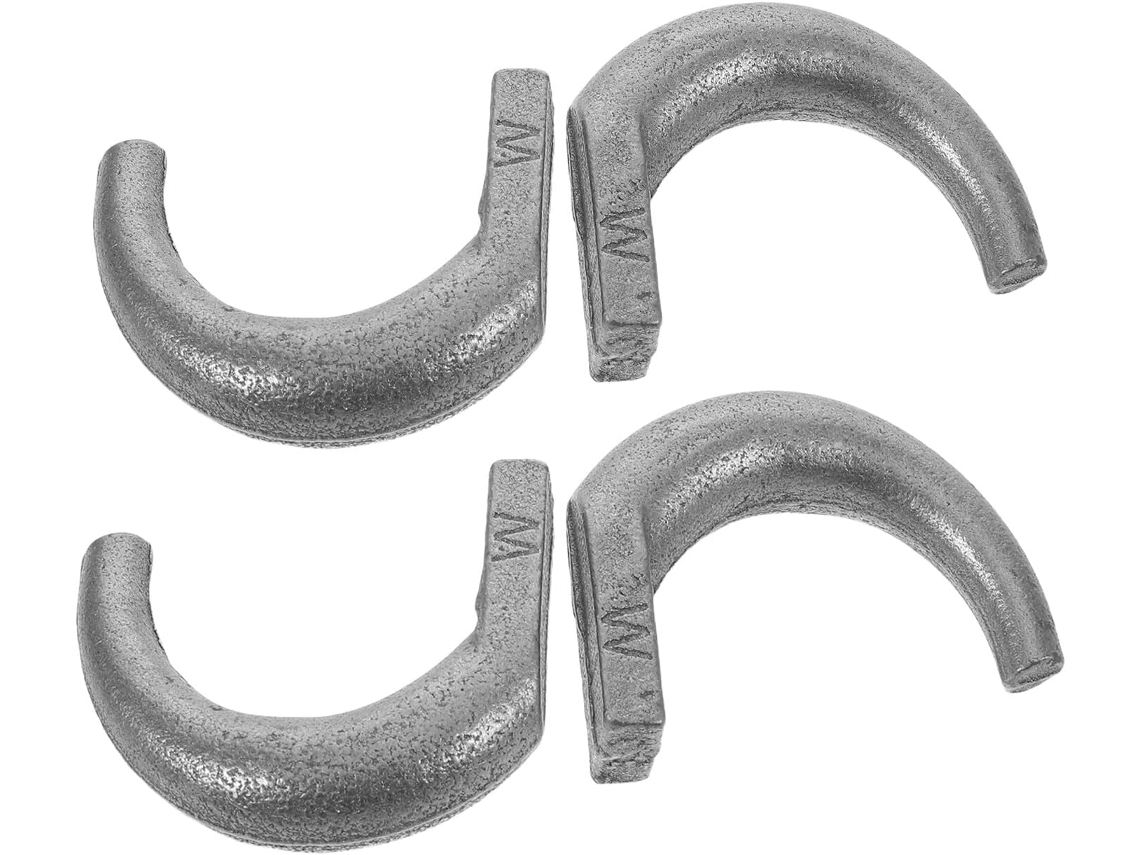 Conjunto De 4 Ganchos Aço Forjado Tensionar Lonas E Cordas Caminhão Fixação Rápida Ampla Compatibilidade Em