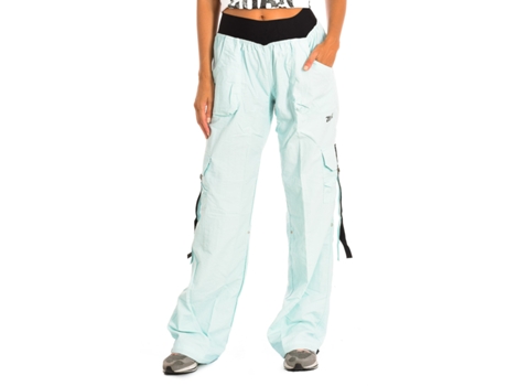 Calças De Mulher Zumba Comprida Esportiva Nylon Azul (l)