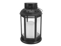 Lanterna Solar Decorativa Estrela Lua para Jardim Externo