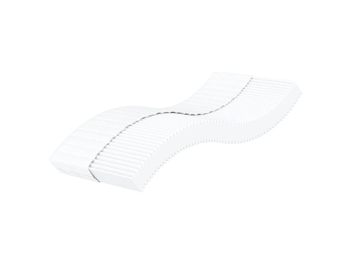 Vidaxl Colchão De Espuma 100x220 Cm Dureza H2 H3 Branco