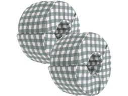 Conjunto De 2 Almofadas Para Tornozelo E Pulso, Em Esponja E Tecido, Para Prevenção De Úlceras Pressão Oferece Suporte