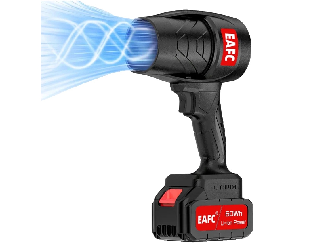 Ventilador Jet, Alta Potência, Operação Sem Fio, 1 Bateria, Alimentado Por Bateria