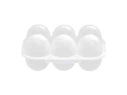 Recipiente Transparente Para Ovos Com 6 Compartimentos E Vedação À Prova De Poeira, Ideal Para Geladeira E Camping.