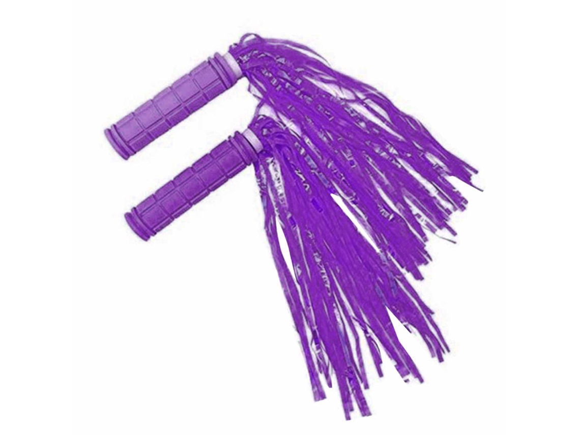 Asas do Guidão de Bicicleta com Franjos para Meninos, Meninas, Garotos e Crianças Roxo S/MARCA