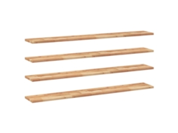 Floating Shelf, Floating Shelves Vidaxl Marrom Madeira De Acácia (120 X 20 X 2 Cm)