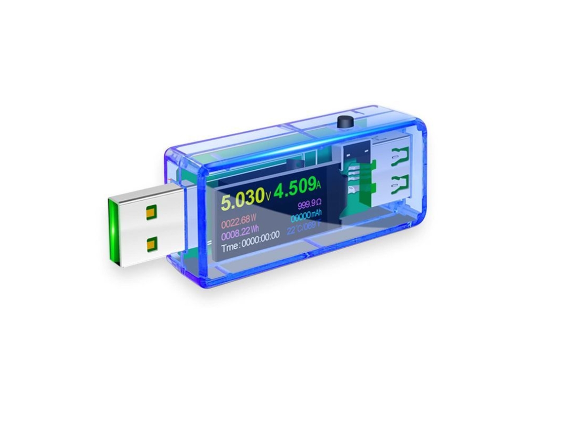 2026 testador Usb 3.0 Multímetro Digital de Tensão e Corrente com Medição de Capacidade Energia