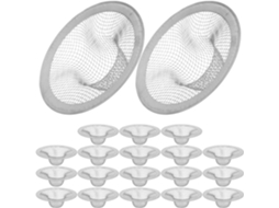 Yardenfun Conjunto De 20 Filtros Pia Cozinha Em Aço Inoxidável Com