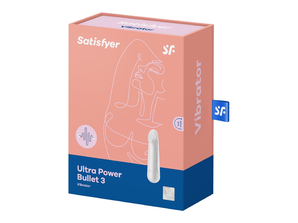 Vibrador SATISFYER Bullet Ultra Power White