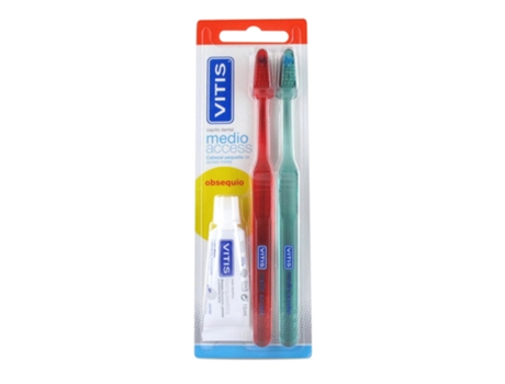 CEPILLO DENTAL ACCESS MEDIO 2 UNIDADES
