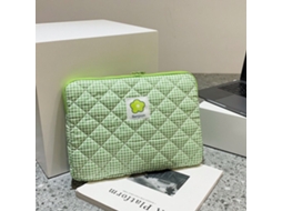 Bolsa Para Laptop, Capa E Forro, 11 Polegadas, Green Checks, Green Checks Aquaforge